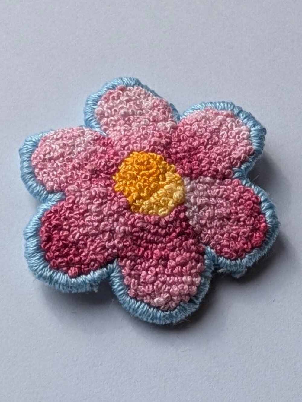 New never worn hair clip accessory 100% handmade by me pink flower
